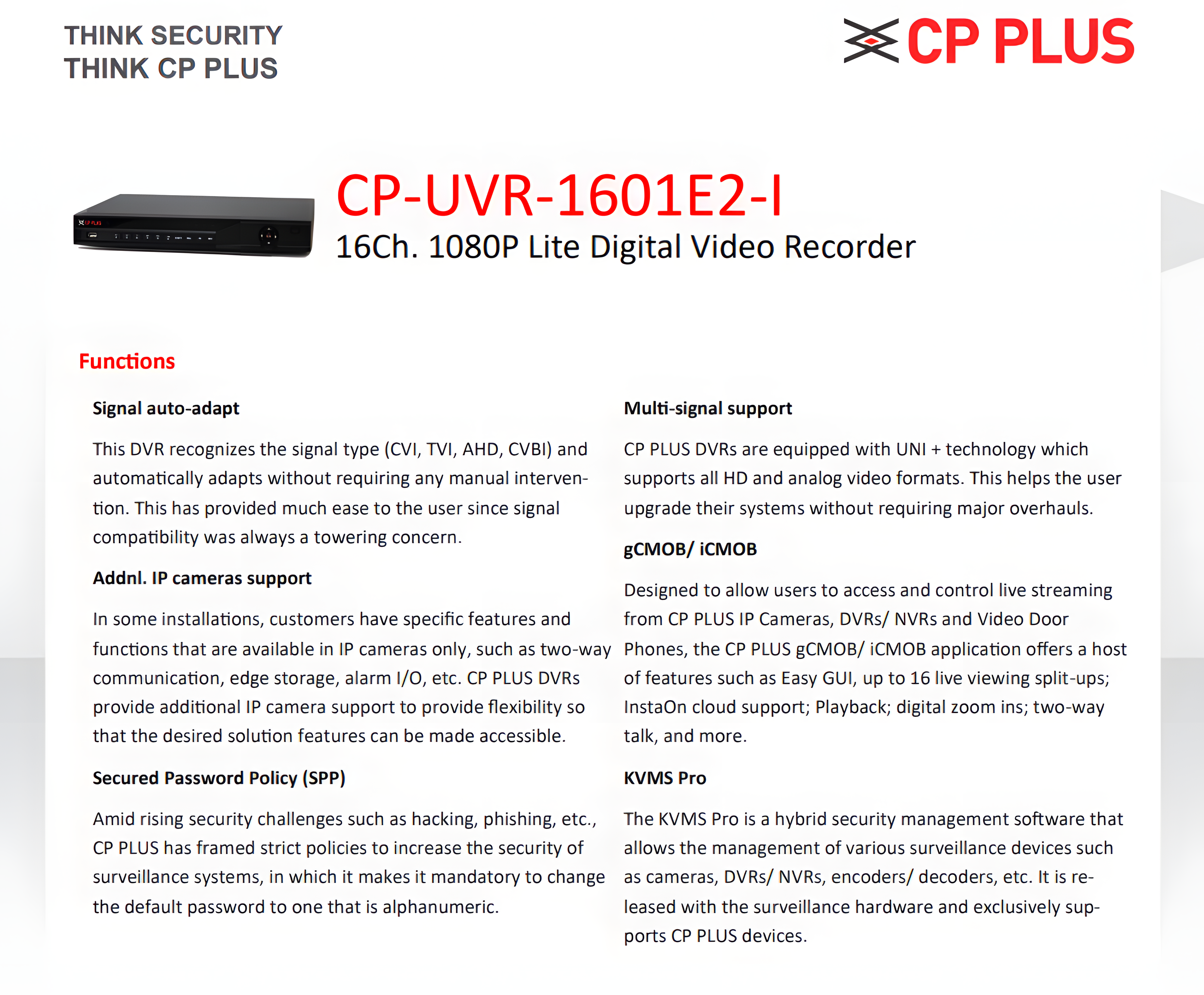 CP-UVR-1601E2-I