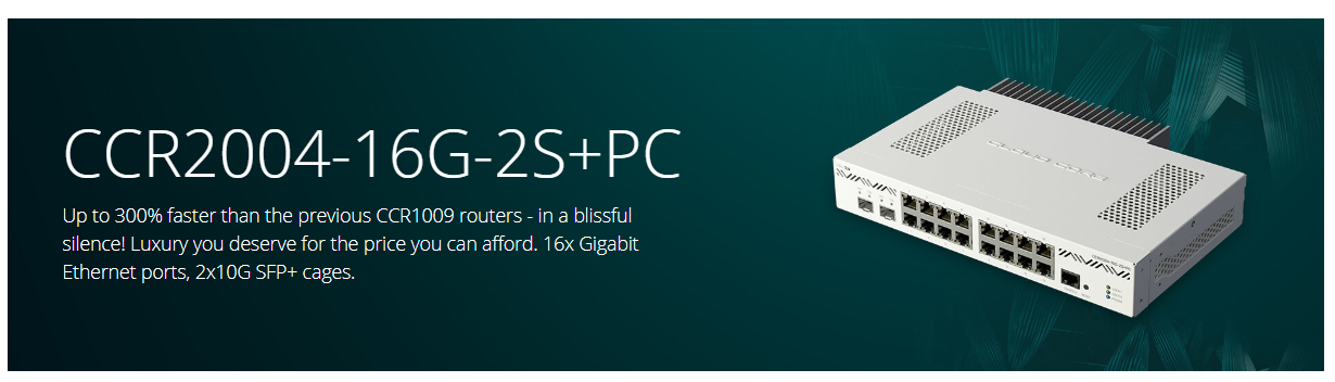 Mikrotik CCR2004-16G-2S+PC image 0