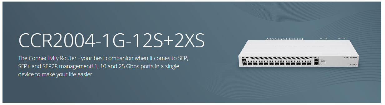Mikrotik CCR2004-1G-12S+2XS image 0