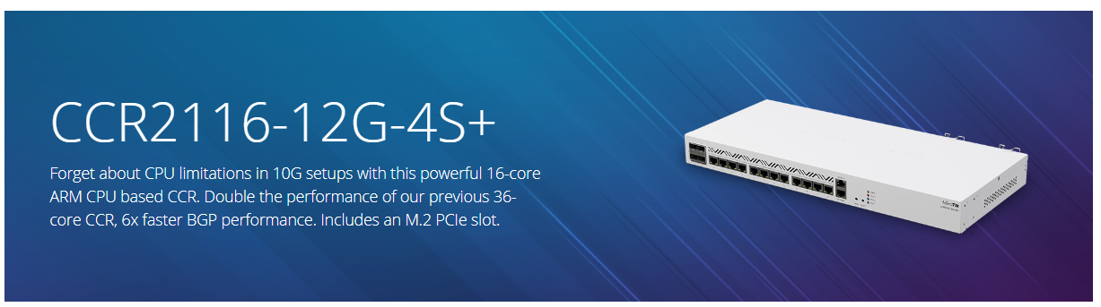 Mikrotik CCR2116-12G-4S+ image 0