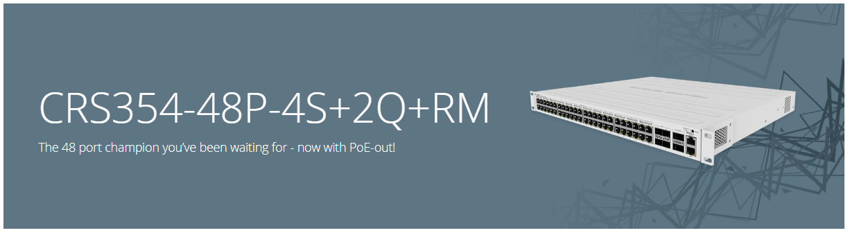 Mikrotik CRS354-48P-4S+2Q+RM Image 0