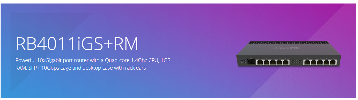 Mikrotik RB4011iGS+RM image 0