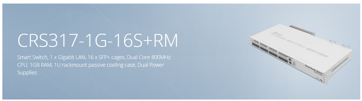 Mikrotik CRS317-1G-16S+RM image 0