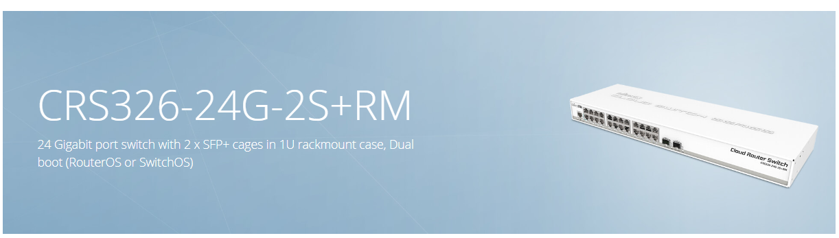 Mikrotik CRS326-24G-2S+RM image 0