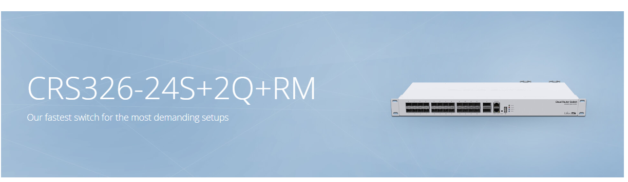 Mikrotik CRS326-24S+2Q+RM image 0