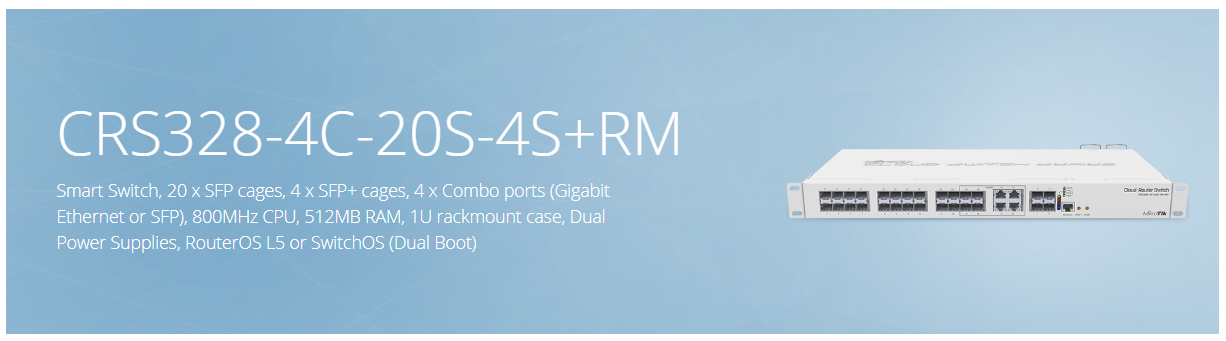 Mikrotik CRS328-4C-20S-4S+RM image 0