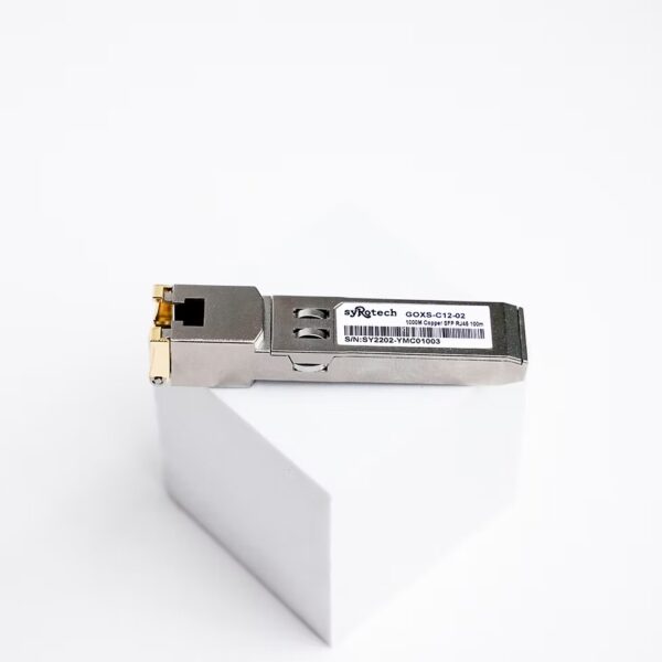 Syrotech GOXS-C12-02 | 1000BASE-T Copper SFP Transceiver | 1.25 Gbps | 100m Reach | Hot-Pluggable | Extended Temperature (-40°C to +85°C) - Image 2