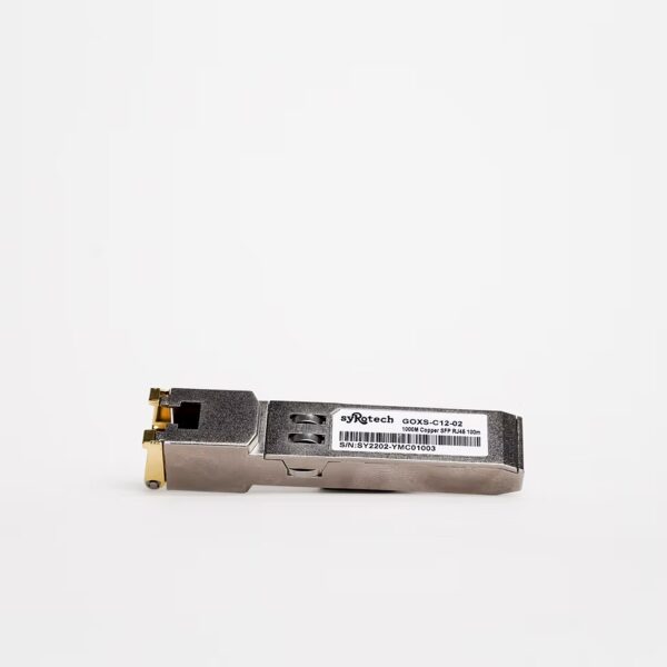 Syrotech GOXS-C12-02 | 1000BASE-T Copper SFP Transceiver | 1.25 Gbps | 100m Reach | Hot-Pluggable | Extended Temperature (-40°C to +85°C) - Image 4
