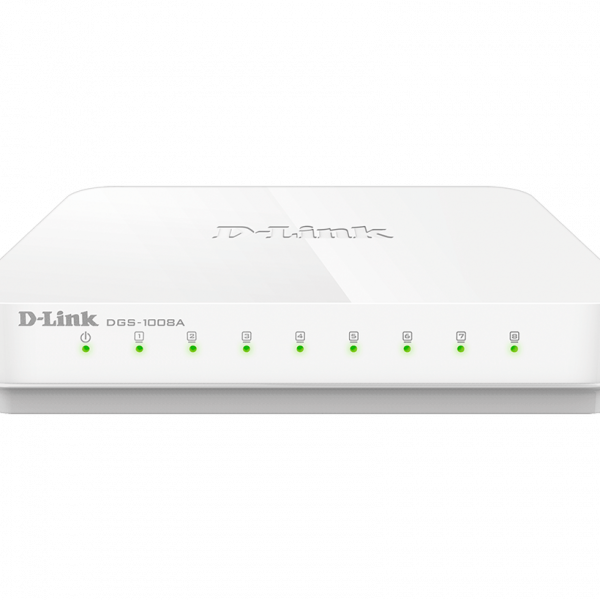 D-Link DGS-1008A 8-Port Gigabit Easy Desktop Switch