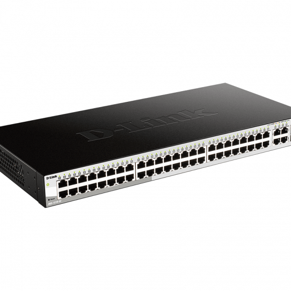 D-Link DGS-1210-52 Smart Managed Switch with 48 Gigabit Ports and 4 SFP ports