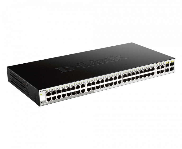 D-Link DGS-1210-52 Smart Managed Switch with 48 Gigabit Ports and 4 SFP ports