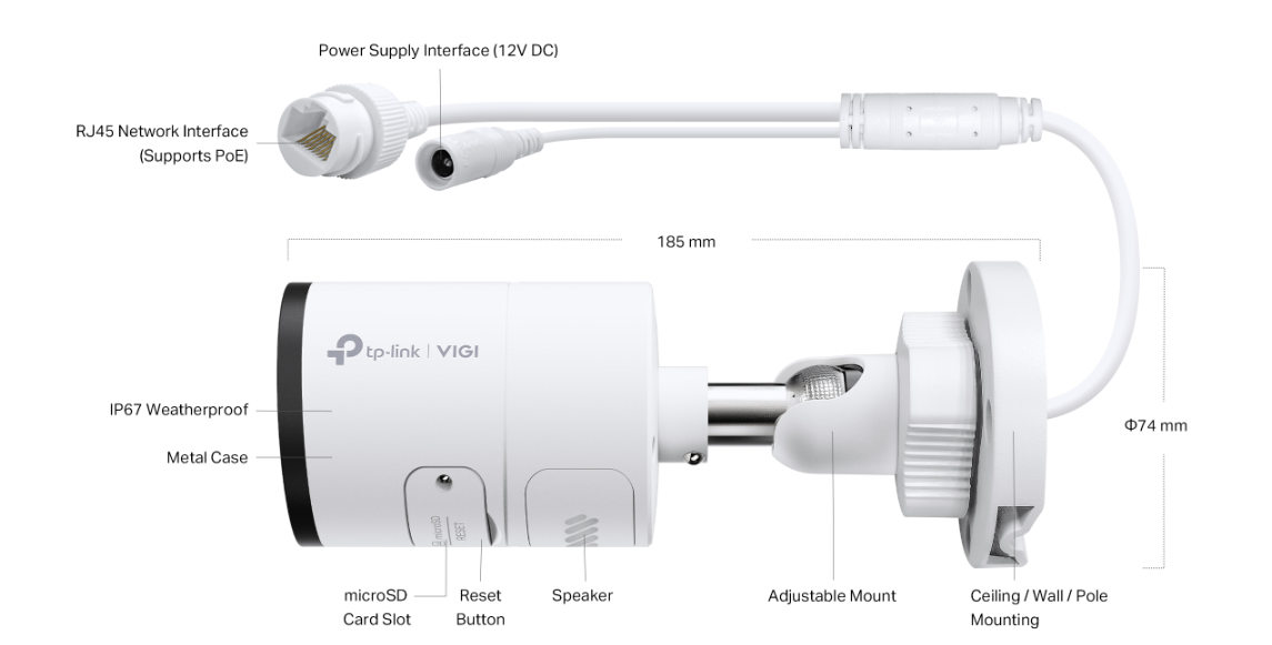 TP-Link VIGI C355 IP Camera - 4mm Lens image 5