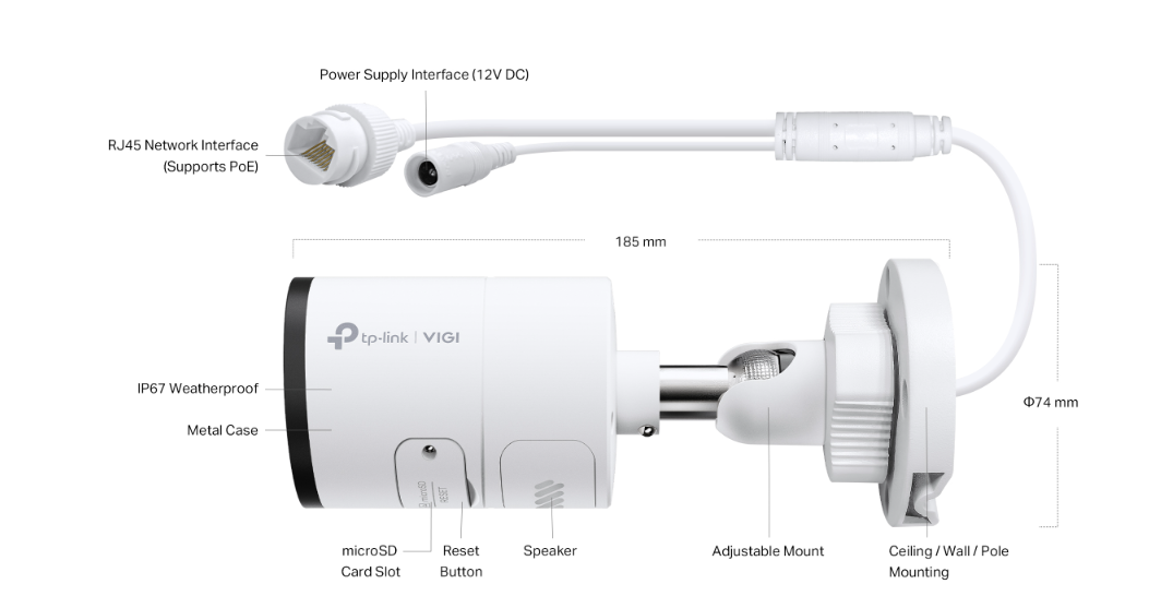 TP-Link VIGI C385 IP Camera - 4mm Lens image 6