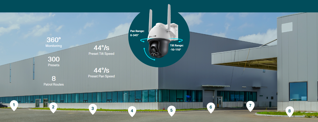 TP-Link VIGI C540-4G IP Camera - 4mm Lens image 4