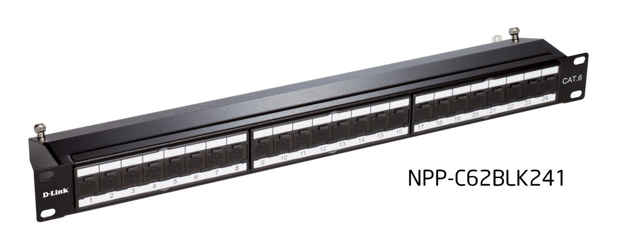 D-Link Cat 6 24 Port Fully Loaded Patch Panel