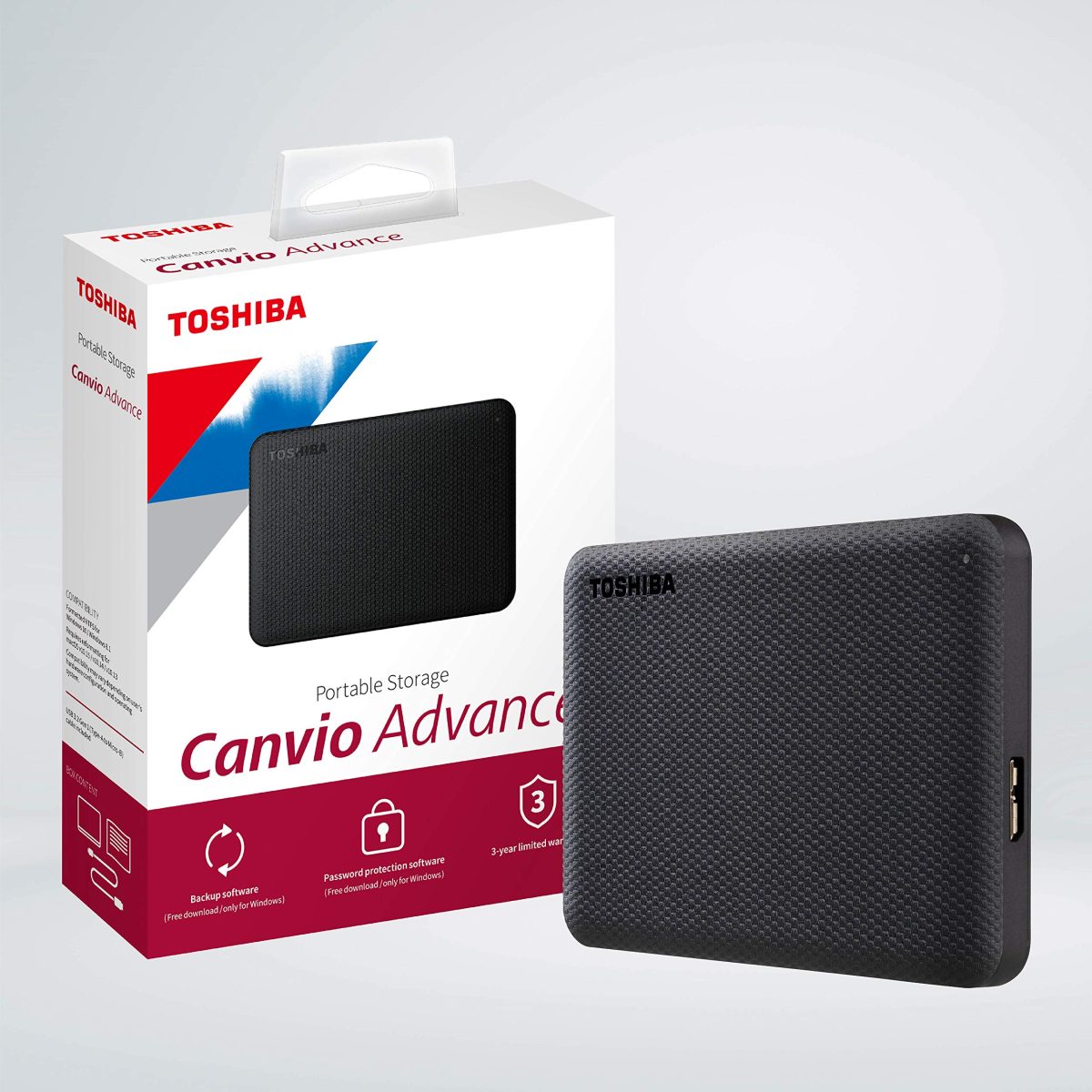 Toshiba Canvio Advance 4TB HDTCA40AK3CA Black External Hard Drive