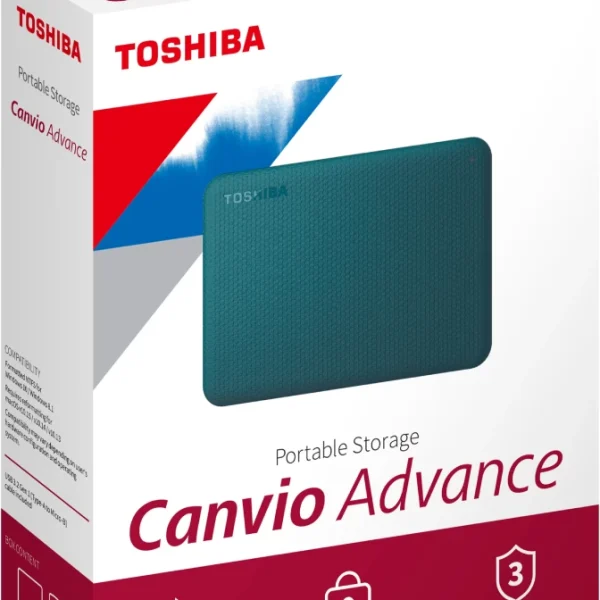 Toshiba Canvio Advance 4TB HDTCA40AG3CA Green External Hard Drive