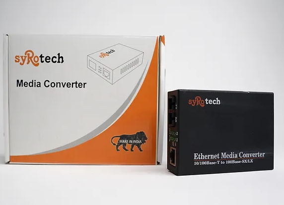 Syrotech GOMC-1303-20 | 10/100 Dual Fiber SC Media Converter , 20Km