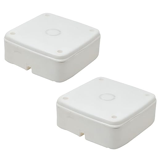 PVC Square Junction Box 4X4 Pack of 2