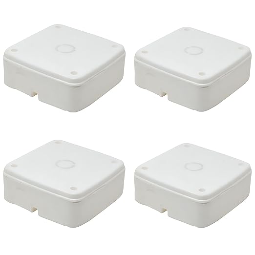 PVC Square Junction Box 4X4 Pack of 4