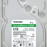 TOSHIBA S300 Pro 6TB 3.5′ SATA 7200 RPM Hard Drive | HDWTA60UZSVA