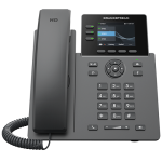 Grandstream GRP2611G Carrier-Grade 3-Line Gigabit IP Phone with 2.8” Color LCD, PoE, HD Audio, 12 VPKs & GDMS Support