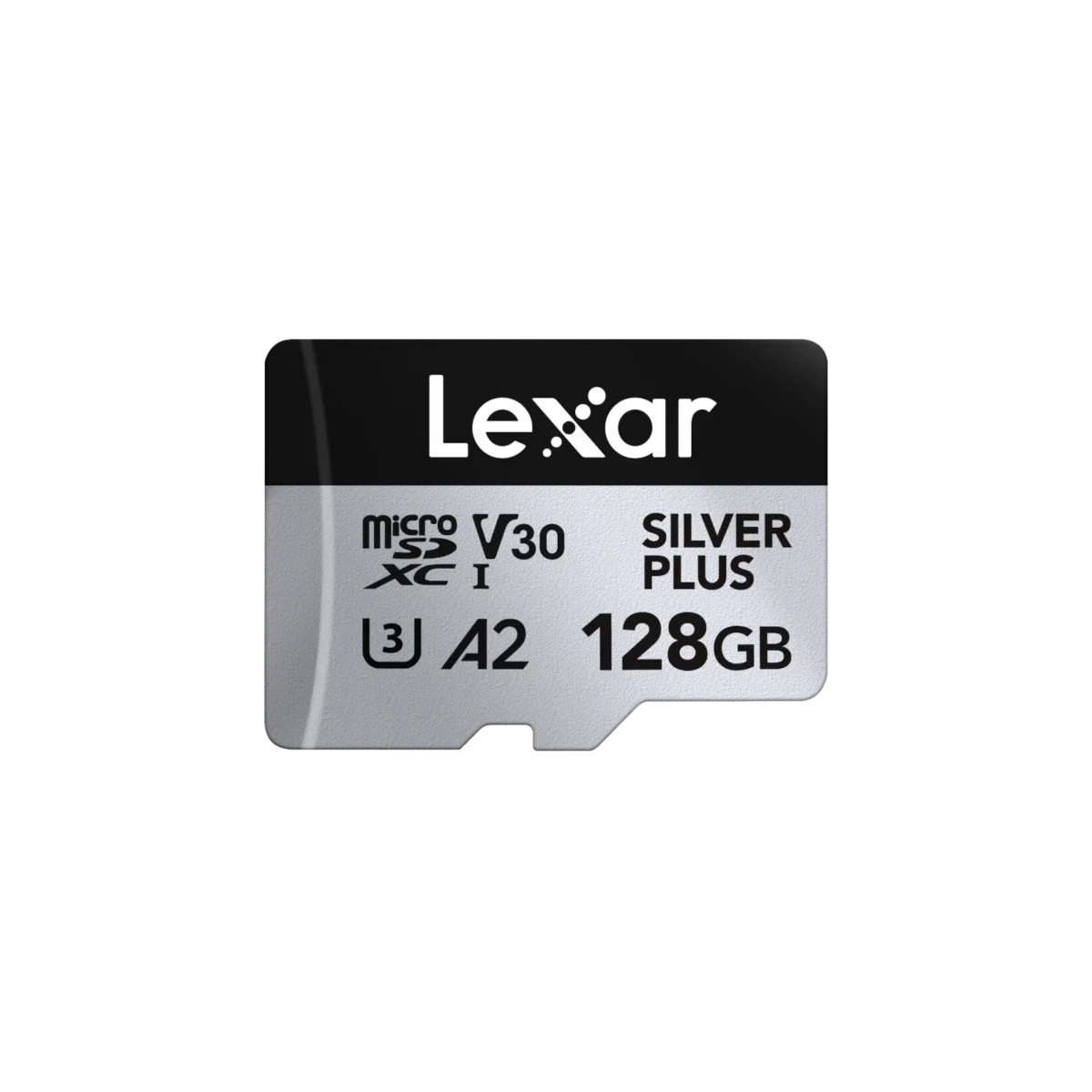 Lexar 128GB SILVER PLUS microSDXC™ UHS-I Card -Ideal For Camera & Mobile | upto 205MB/s read & 150MB/s write, Lifetime Warranty | LMSSIPL128G-BNANG - Image 1