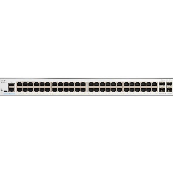 Cisco Catalyst C1300-48T-4G High-Density 48-Port Gigabit Ethernet Switch with 4x 1G SFP Uplinks - Image 2