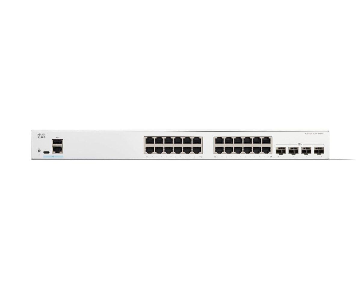 Cisco Catalyst C1300-24T-4X Powerful 24-Port Gigabit Managed Switch with 4x 10G Uplink Ports – Enterprise-Grade Performance & Reliability - Image 2