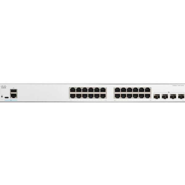 Cisco Catalyst C1300-24T-4X Powerful 24-Port Gigabit Managed Switch with 4x 10G Uplink Ports – Enterprise-Grade Performance & Reliability - Image 2