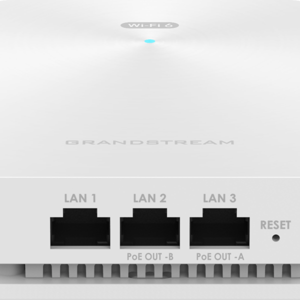 Grandstream GWN7661E | In-Wall Wi-Fi 6 AX3000 Access Point | 3Gbps Speed | 4× Gigabit Ports with PoE | Supports 256 Clients - Image 2
