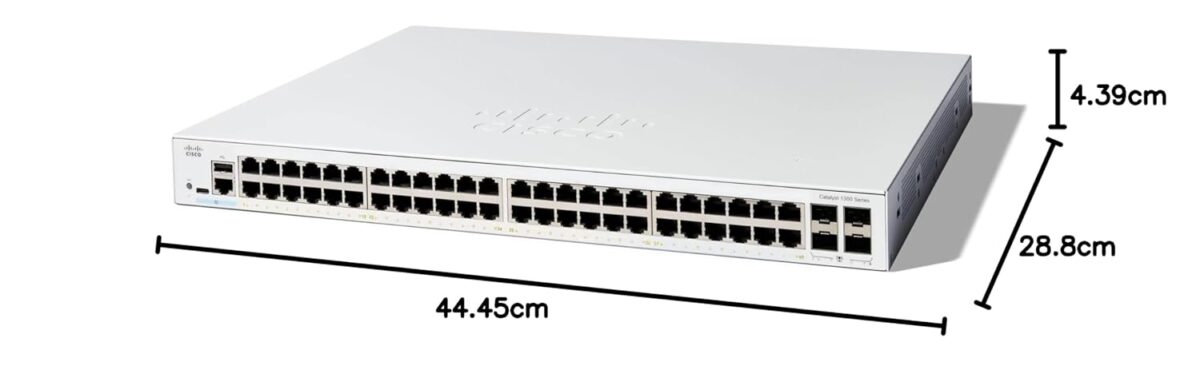 Cisco Catalyst C1300-48T-4G High-Density 48-Port Gigabit Ethernet Switch with 4x 1G SFP Uplinks - Image 5