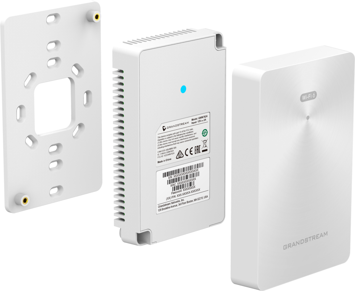 Grandstream GWN7661E | In-Wall Wi-Fi 6 AX3000 Access Point | 3Gbps Speed | 4× Gigabit Ports with PoE | Supports 256 Clients - Image 5