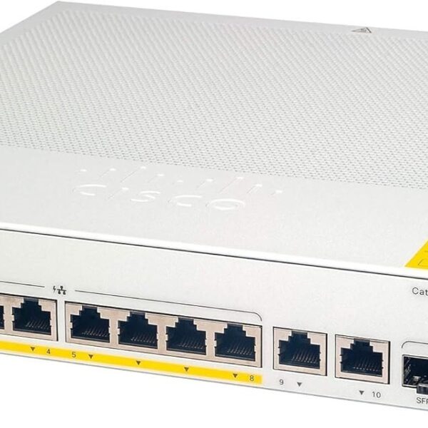 Cisco Catalyst C1300-8P-E-2G High-Performance Gigabit PoE+ Managed Switch with Dual 2G Uplinks - Image 6