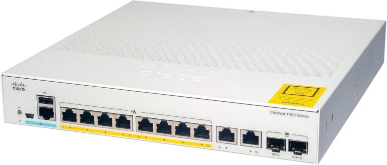 Cisco Catalyst C1300-8P-E-2G Powerful Gigabit PoE+ Managed Switch With ...