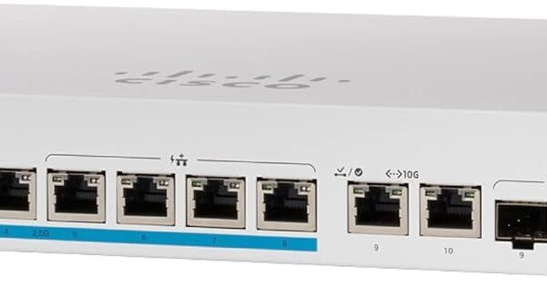 Cisco Business CBS350-8MP-2X Managed Switch - Ultimate Performance 8-Port 2.5G PoE+ with 2 x 10G Combo Uplinks by Cisco Systems