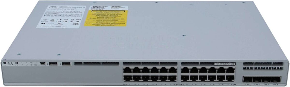 Cisco Catalyst C9200L-24P-4X Powerful Layer 3 Gigabit PoE+ Switch with 24 Ports and 4x10G SFP+ Uplinks - Image 4