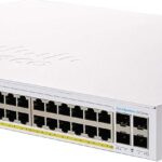 Cisco Business CBS350-48P-4X Managed Switch — Powerful 48-Port PoE+ 370W Budget, 4x10G SFP+ Uplinks for Superior Network Performance