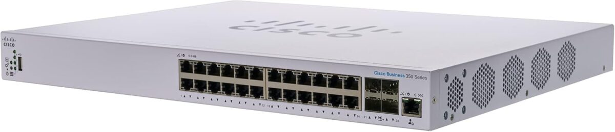 Cisco Business CBS350-24XT Powerful 24-Port 10G Managed Network Switch with SFP+/RJ45 – High-Performance Enterprise-Grade Connectivity by Cisco - Image 1