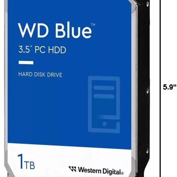 WD Blue 1TB | WD10EARZ Powerful 3.5-inch SATA PC HDD with Reliable Everyday Computing, Low Power Consumption - Image 3
