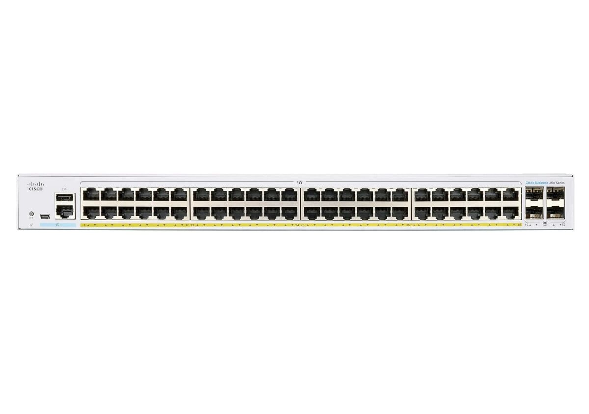 Cisco Business CBS350-48P-4G 48-Port Gigabit PoE+ Managed Switch with 4 SFP Ports – Proven Performance for Enterprise Networks - Image 2