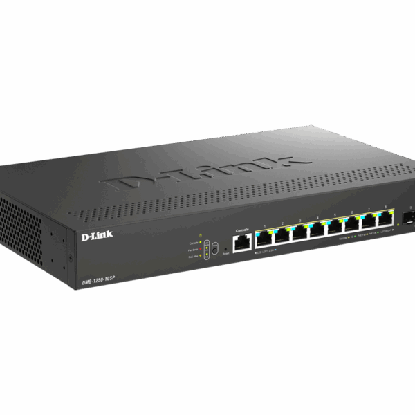 D-Link DMS-1250-10SP Multi-Gigabit Smart PoE Switch – Powerful 8-Port 2.5GBASE-T PoE with 2 x 10G SFP Uplinks - Image 4