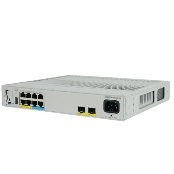 Cisco Catalyst C9200CX-8UXG-2X Ultimate Performance Fanless Switch - 8-Port UPOE with 4 Multi-Gig Ports, 2x 10G SFP Uplinks - Image 2