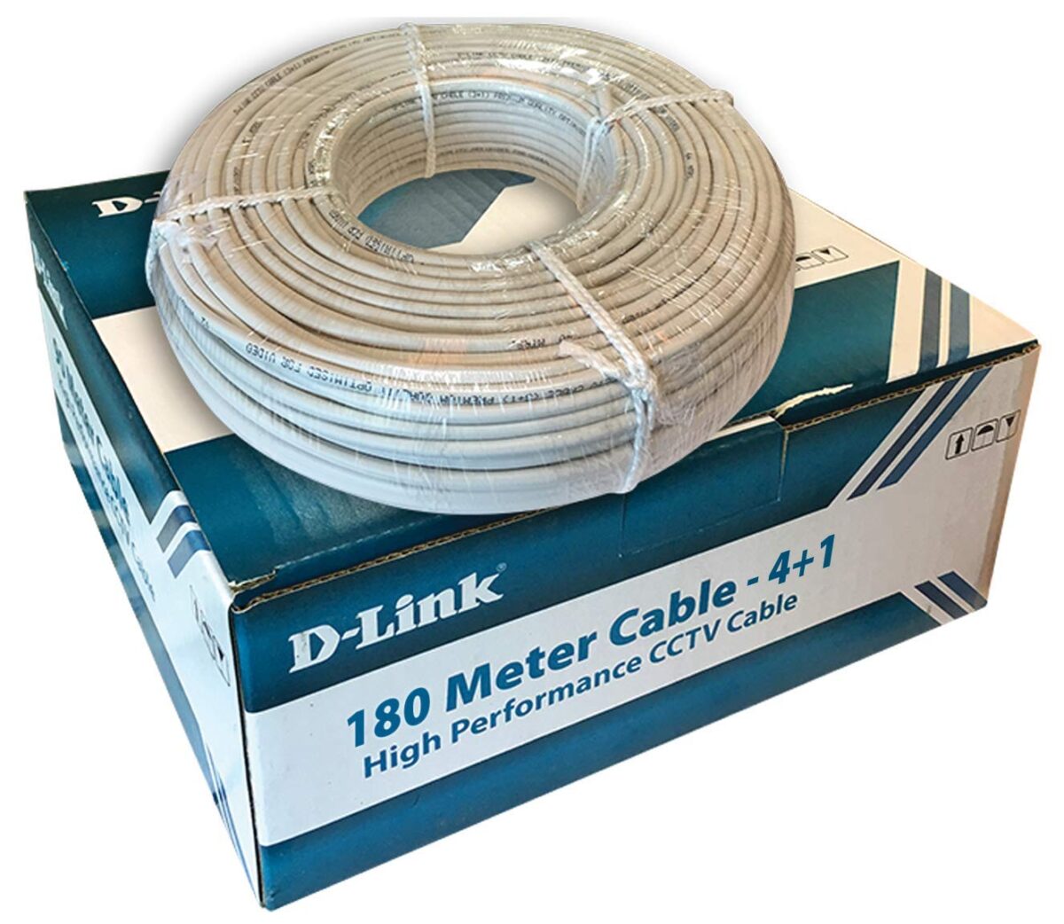 D-Link DCC-WHI-180-3 Powerful Premium CCTV Hybrid Cable with Copper Braiding, Flame Retardant FR PVC Jacket - Image 2