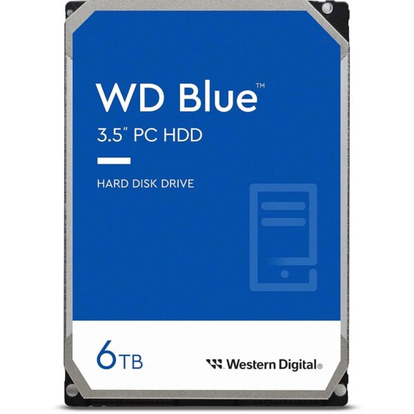 WD Blue 6TB | WD60EZAX Powerful Reliability 3.5-Inch Desktop Hard Drive – 5400 RPM, 256MB Cache, SATA 6Gb/s, CMR, 2-Year Warranty​ - Image 2