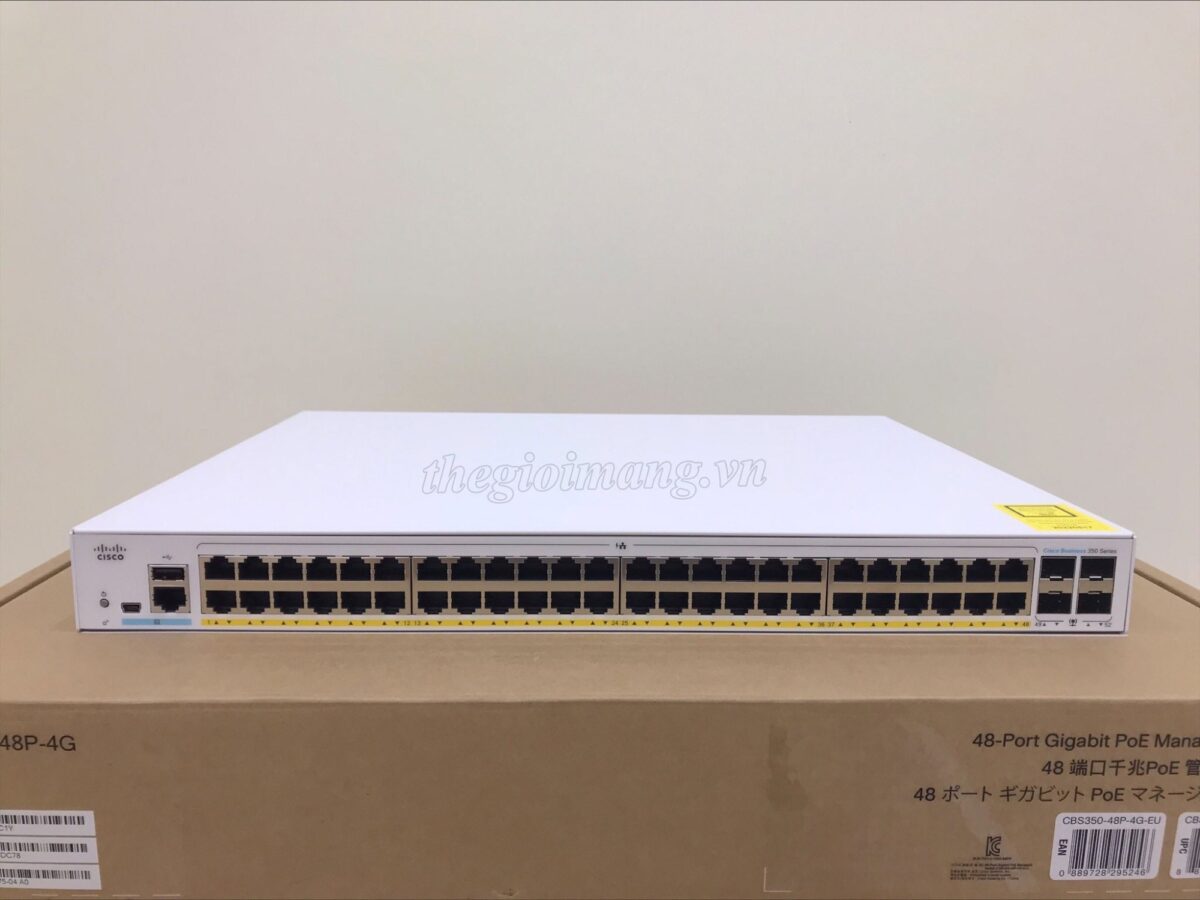Cisco Business CBS350-48FP-4G