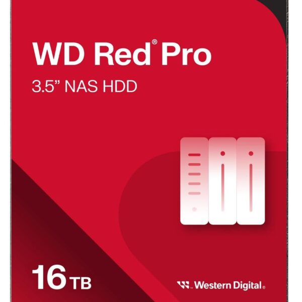 WD Red Pro 16TB | WD161KFGX Ultra-Reliable NAS Hard Drive – 7200 RPM, CMR, 512MB Cache, SATA 6Gb/s - Image 2