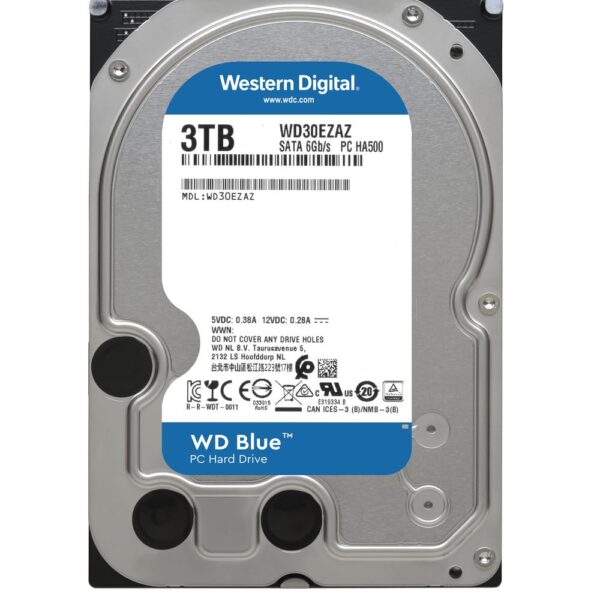 WD Blue 3TB | WD30EZAZ - Powerful SATA 6Gb/s HDD & Reliable Storage Solution with 5400 RPM, 256MB Cache - Image 3