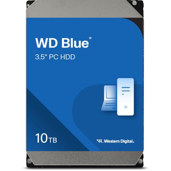 WD Blue 10TB | WD100EAGZ Powerful 3.5-inch SATA 7200 RPM PC HDD, NoTouch Ramp Load Technology & 512MB Cache - Image 2