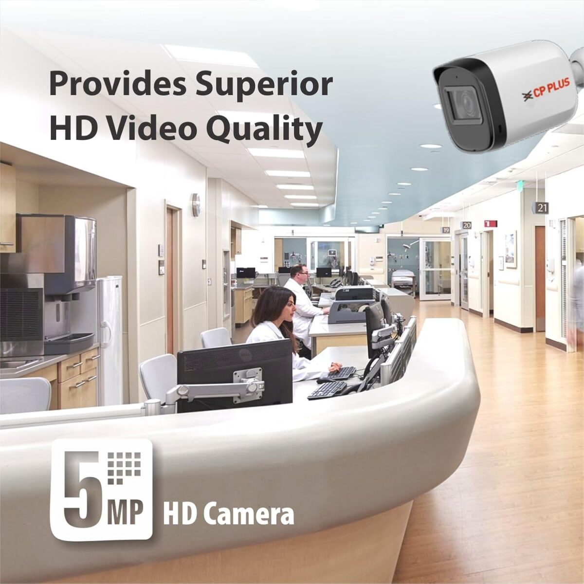 CP PLUS CP-URC-TC51PL3C Powerful 5MP Dual Light Bullet Camera with Smart Dual IR, 30M Night Vision, Built-in Mic, IP67, Day/Night Security Surveillance - Image 3